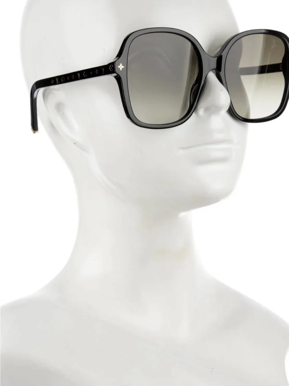 Black Oversized Square Sunglasses - Louis Vuitton